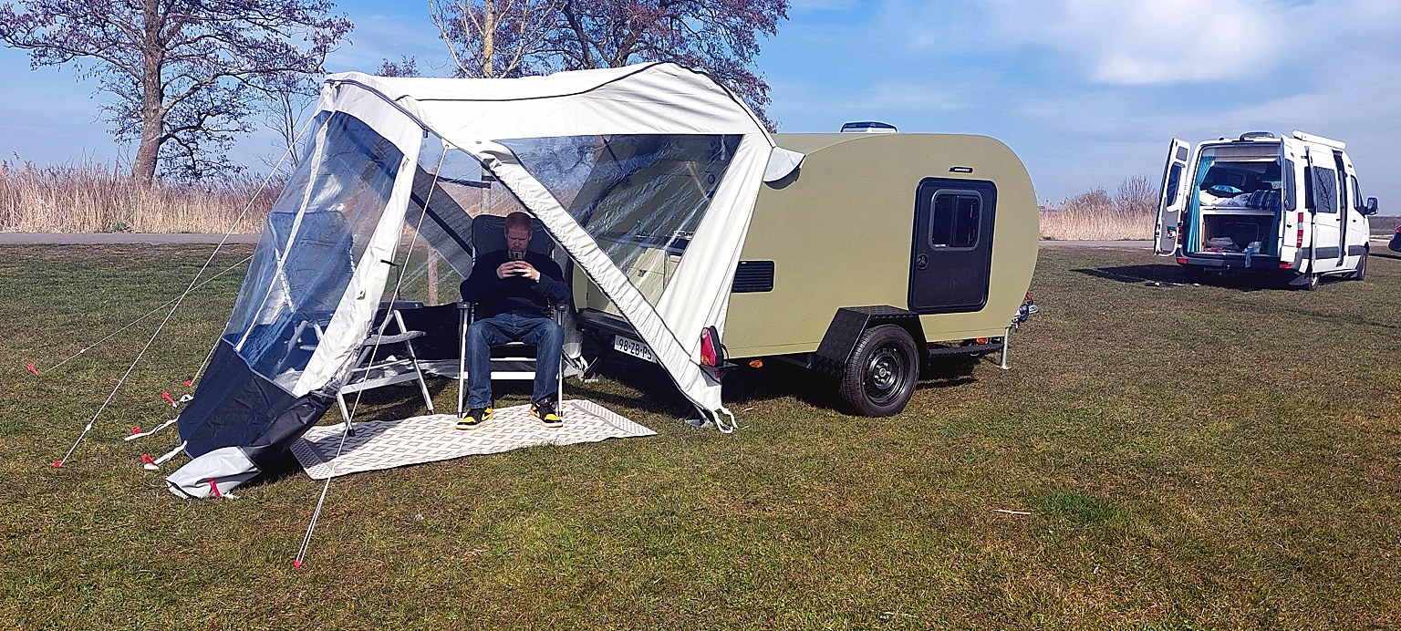 Teardrop caravan huren - hero